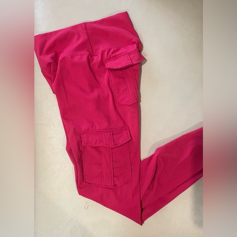 Vibrant Pink Cargo Pants